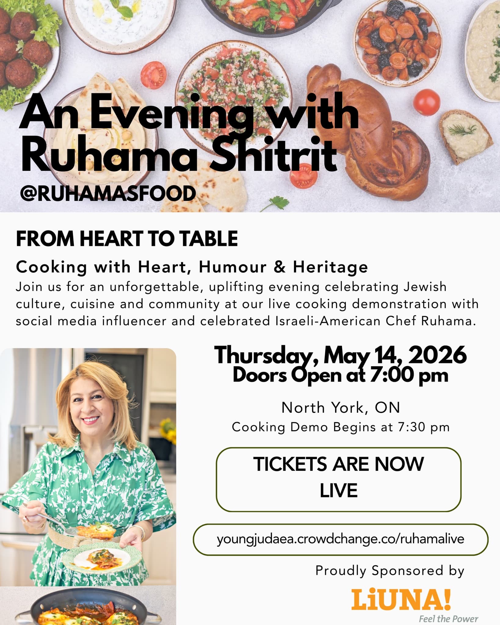 From Heart to Table flyer