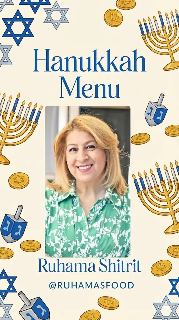 Hanukkah Menu cover