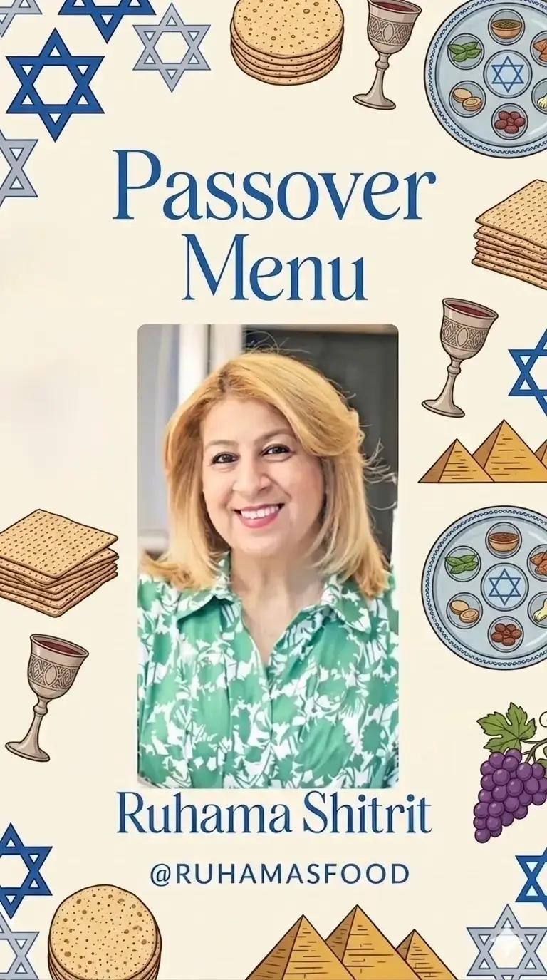 Passover Menu cover