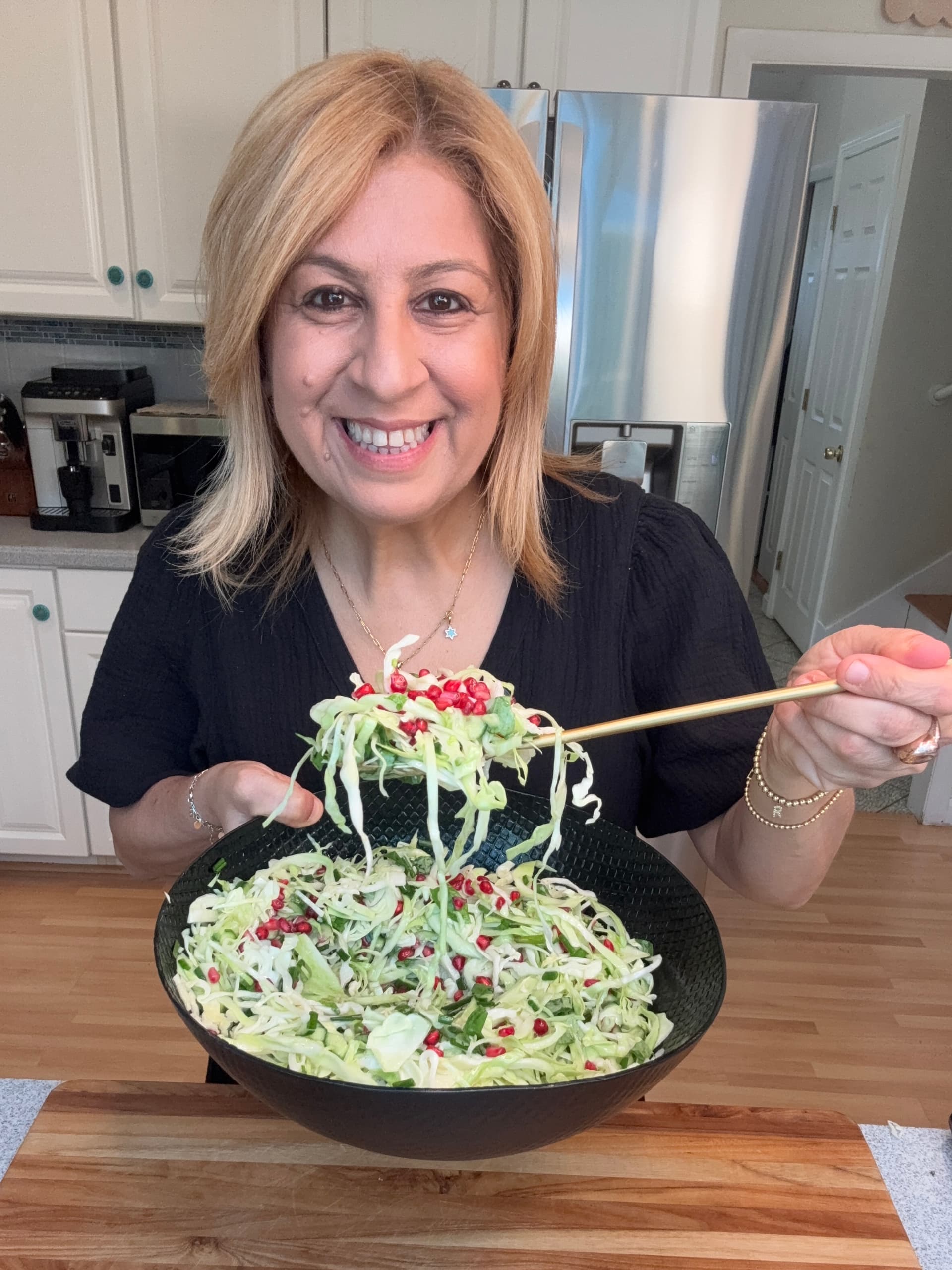 Cabbage and Pomegranate Salad