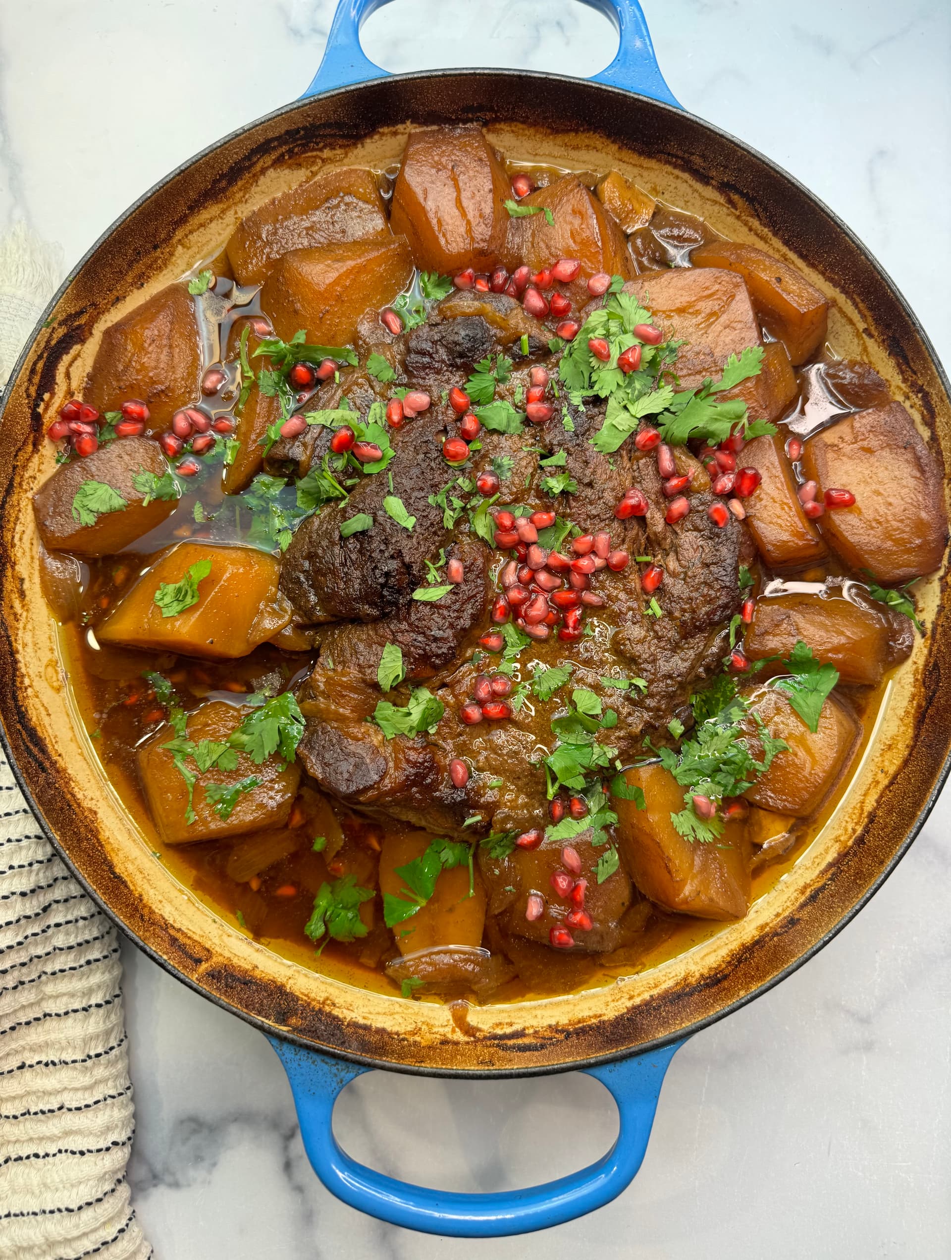 Slow-Cooked Beef and Potatoes
